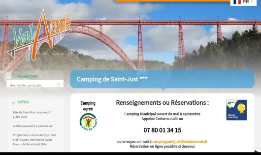 CAMPING MUNICIPAL DE SAINT JUST