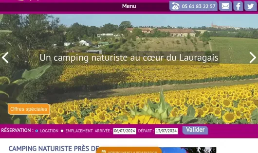 CAMPING NATURISTE LES AILLOS