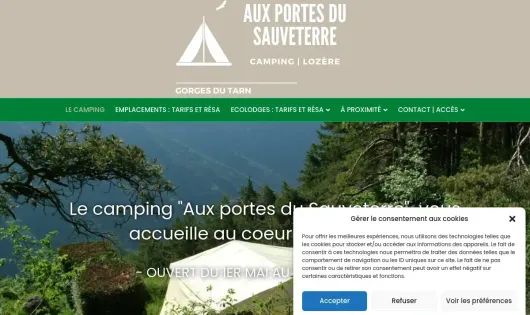 CAMPING MUNICIPAL AUX PORTES DU SAUVETERRE