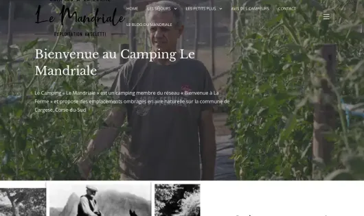 AIRE NATURELLE CAMPING À LA FERME LE MANDRIALE