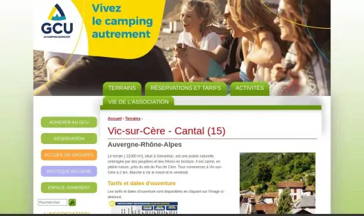 CAMPING GCU VIC-SUR-CÈRE