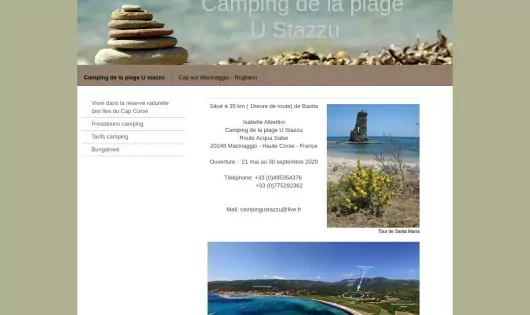 CAMPING DE LA PLAGE U STAZZU