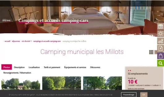 CAMPING MUNICIPAL LES MILLOTS