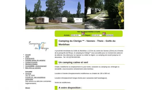 CAMPING DU CLÉRIGO