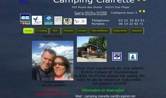 CAMPING CLAIRETTE