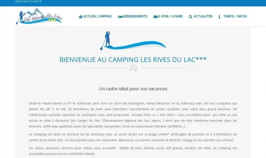 CAMPING LES RIVES DU LAC