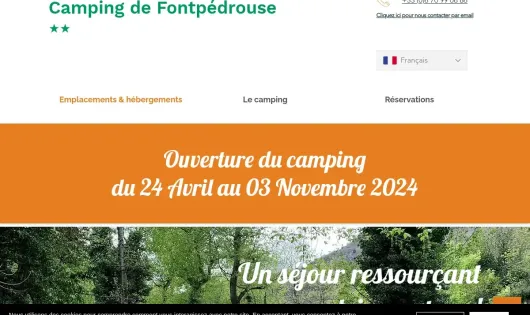 CAMPING DE FONTPÉDROUSE