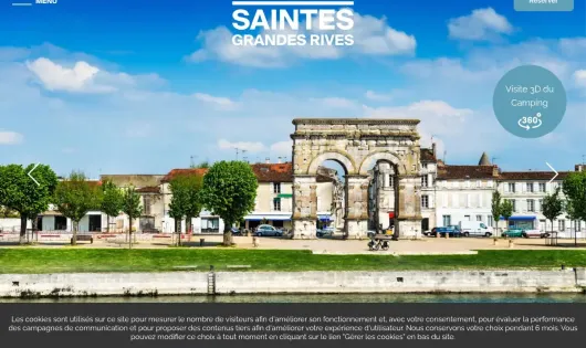 CAMPING SAINTES GRANDES RIVES